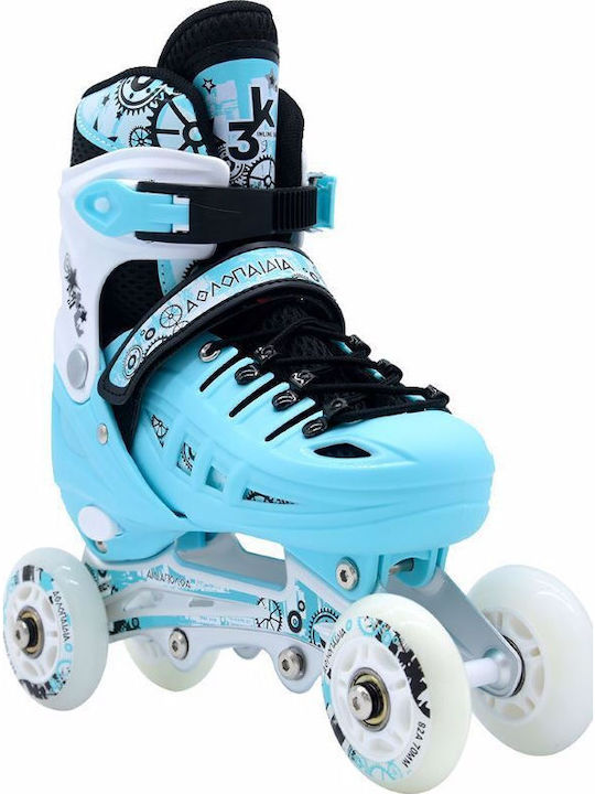 Αθλοπαιδιά Inline / Quad Αυξομειούμενα Rollers Μέντα Παιδικά