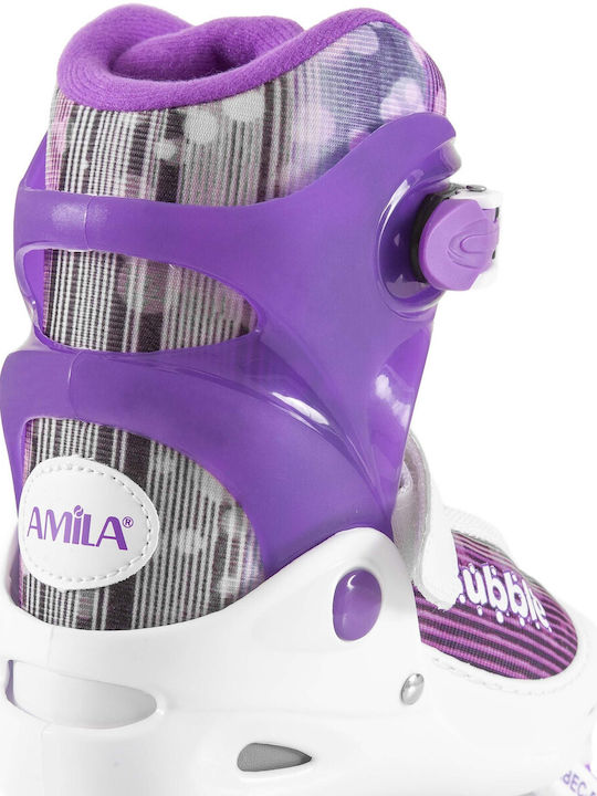 AMILA Inline Αυξομειούμενα Rollers Μωβ Ενηλίκων