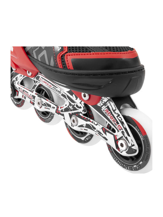AMILA Inline Αυξομειούμενα Rollers Κόκκινα Παιδικά