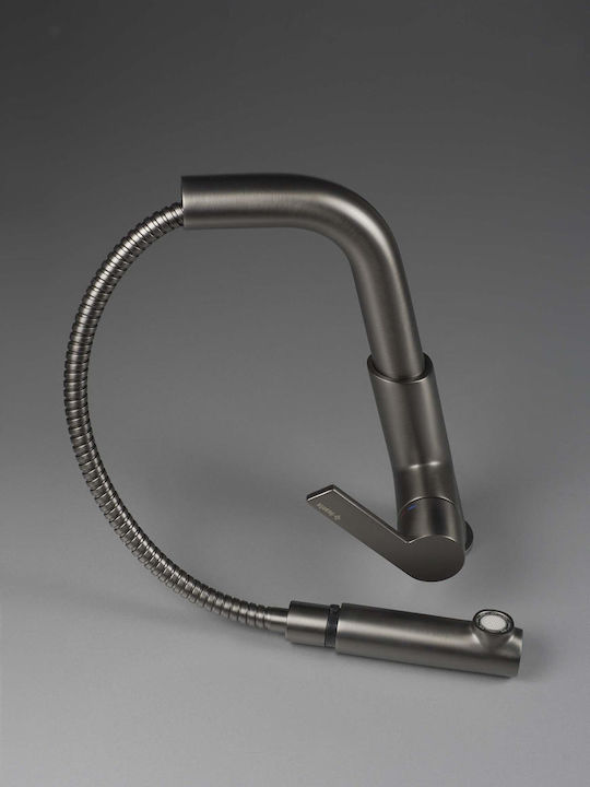 Deante Kitchen Faucet Counter Gray