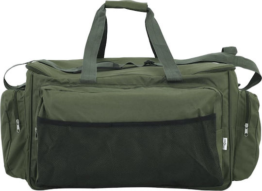 Waterproof Dark Green Fishing Bag Oxford Fabric Green 84 X 35 X 35 Cm