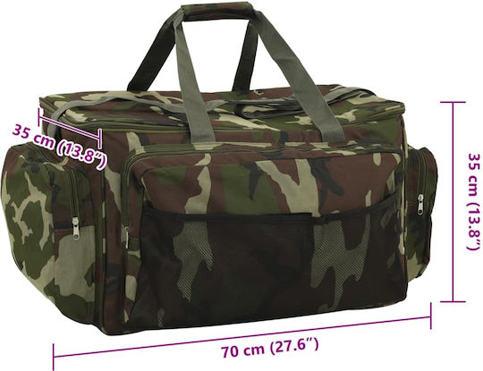 Waterproof Fishing Bag Green Camouflage Oxford Fabric 4009954 Green