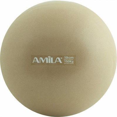 Amila Mini Μπάλα Pilates 19cm 0.1kg σε χρυσό χρώμα