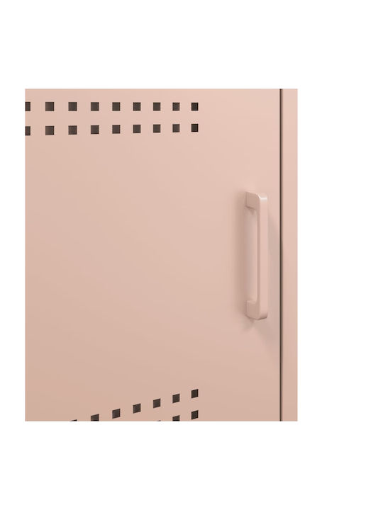 Nachttische Metall Rosa 2Stück 36x39x50.5cm