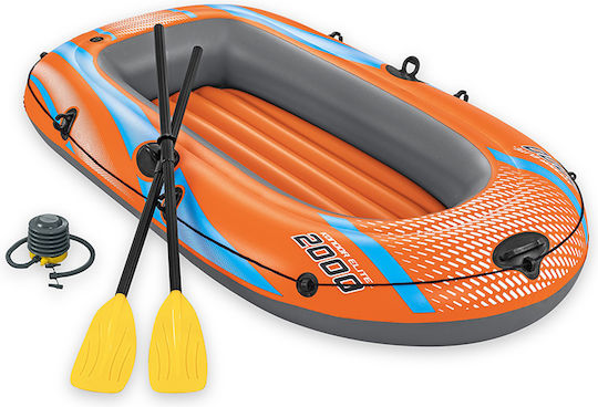 Kondor Elite 2000 Raft Set Bestway Inflatable Boat for Two People Length 1.96m Capacity 120kg 15690