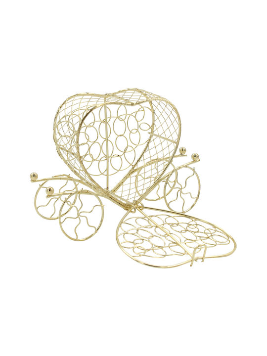 Keskor Decorativă Inima din Metal 11x3.5x8cm 1buc