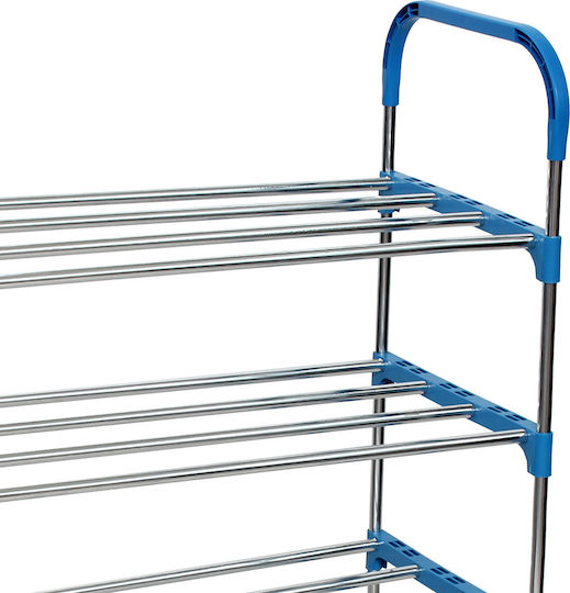 Μεταλλική με 4 Ράφια Μπλε 56x30x81cm 42890-1 Μεταλλική με 4 Ράφια Μπλε 56x30x81cm 42890-1