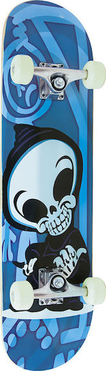 AMILA Skateboard Nugbones 7.87" Complete Shortboard Μπλε
