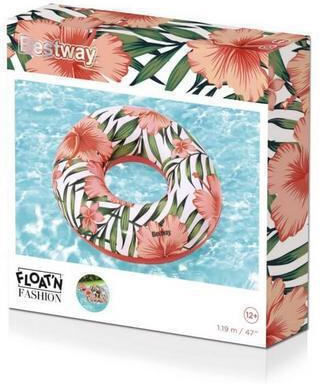Bestway Φουσκωτή Σαμπρέλα Θαλάσσης Ροζ 119x119cm