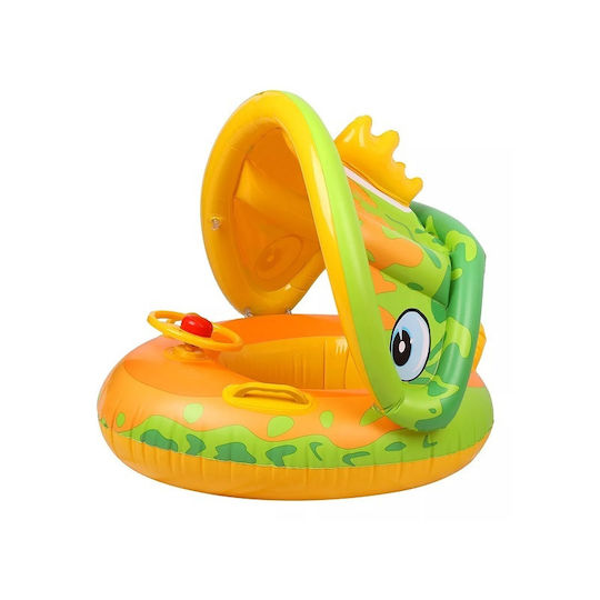 Kids Inflatable Swim Seat & Canopy Sl-b0102 151523 Greenorange Code 151523_gro