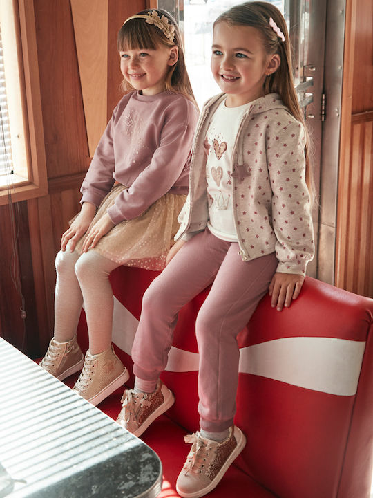 Kinder Sweatpants Set - Jogginganzug Pink 3Stück