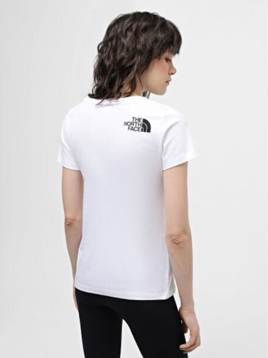 The North Face Dome Γυναικείο Αθλητικό T-shirt Λευκό