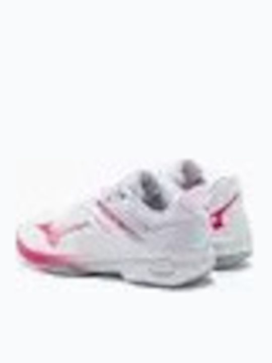 Mizuno Tour 4 Cc Γυναικεία Παπούτσια Padel για Χωμάτινα Γήπεδα Λευκά