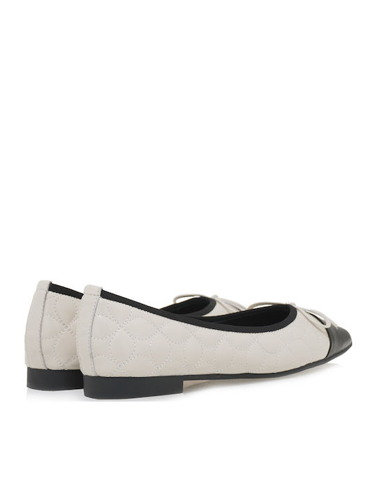 Leather Ballerinas White T170036116E9