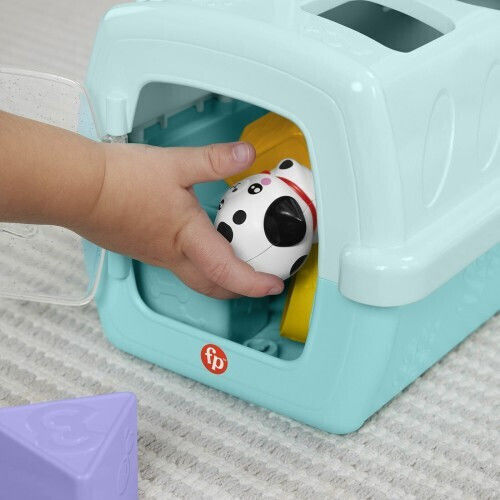 Mattel Fisher-price Βαλιτσάκι Μεταφοράς Ζωάκια Σχήματα Εκπαιδευτικό Παιχνίδι Htw93