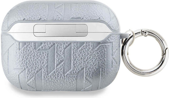 Karl Lagerfeld Karl and Choupette Калъф в Сребрист цвят за Apple AirPods Pro
