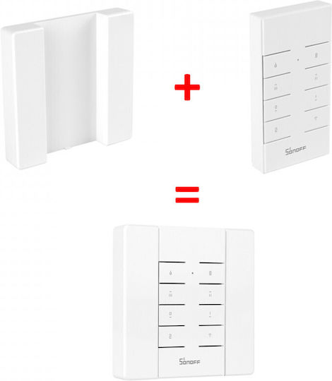 Sonoff RM433-BASE Βάση Στήριξης Διακόπτη 1 Θέσης για Remote Controller RM433 σε Λευκό Χρώμα