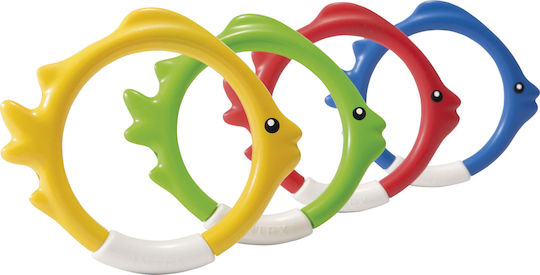 Intex Pool Toy Pool Toy Underwater Fish Rings Set of 4 pieces