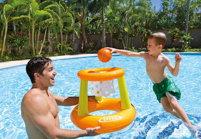 Intex 58504 Floating Hoops Inflatable Pool Toy Orange/Green 58504 Orange/Green