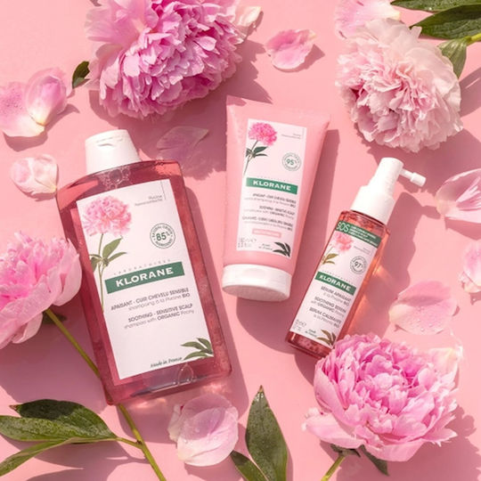 Klorane Pivoine για το Ευαίθητο & Ερεθισμένο Τριχωτό με Παιωνια Σαμπουάν για Ευαίσθητο Τριχωτό κατά της Πιτυρίδας για Εύθραυστα Μαλλιά 200ml