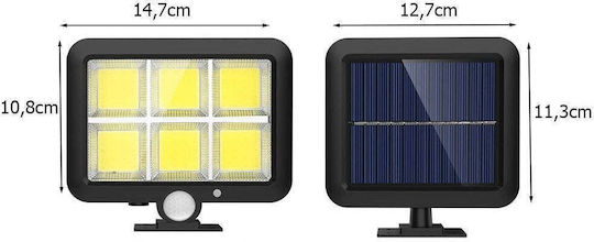 Lampă Solară 30W cu Senzor de Mișcare și Fotocelulă IP67