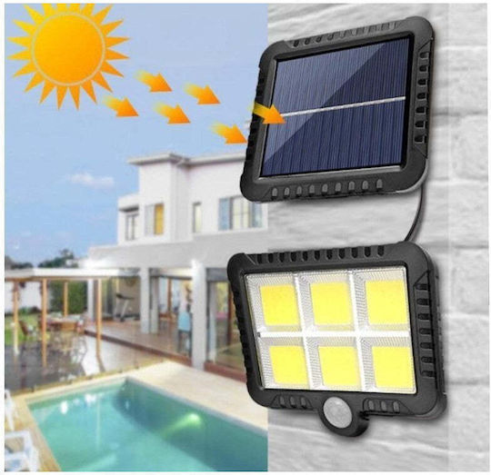 Set 2 Lămpi Solare 30W cu Senzor de Mișcare și Fotocelulă IP67