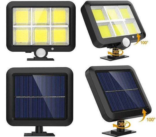 Set 2 Lămpi Solare 30W cu Senzor de Mișcare și Fotocelulă IP67