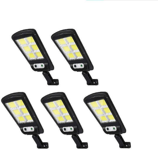 Lampă Solară Stradală cu Senzor de Mișcare și Fotocelulă IP65