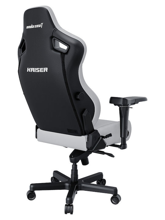 Anda Seat Kaiser 4 XL Gaming Stuhl mit verstellbaren Armlehnen Cloudy White
