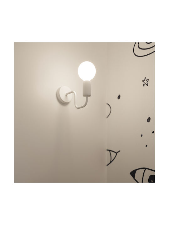 Sollux Ceiling Mount Light White with Socket E27