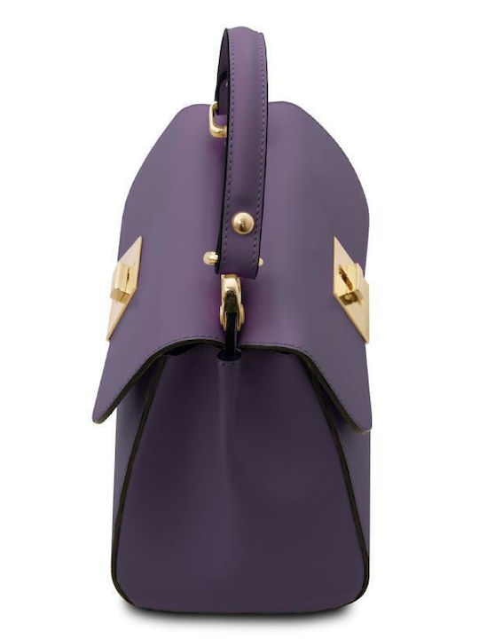 Tuscany Leather Leather Women's Bag Shoulder Purple