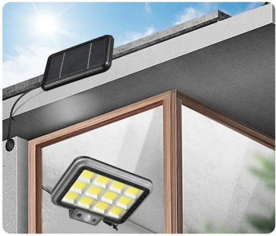 Lampă Solară 50W Verde cu Senzor de Mișcare și Telecomandă IP65