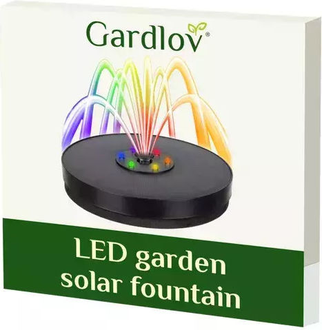 Gardlov Lampă Solară 3W RGB cu Fotocelulă 16cmx4cmcm