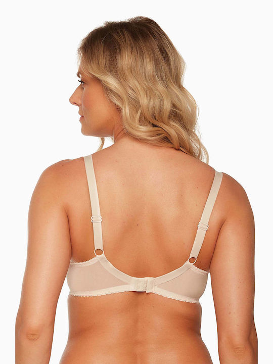 Underwire & Lace Bra Bs0-1208 Beige