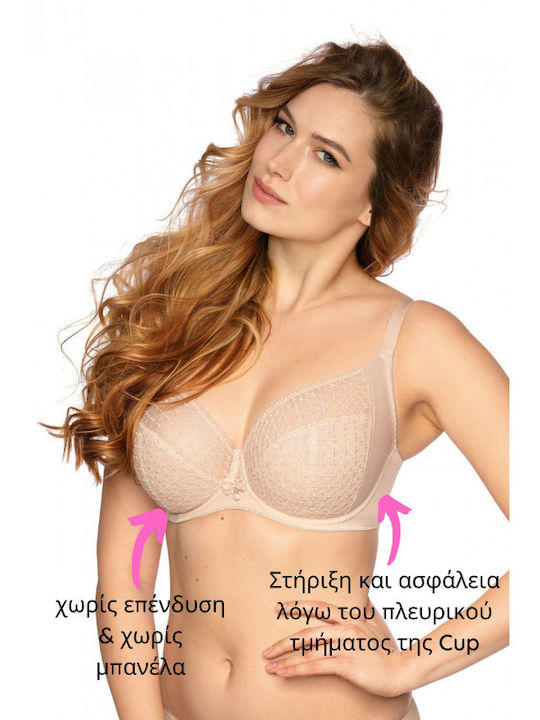 Unpadded Underwire Bra Bs 0874 Beige