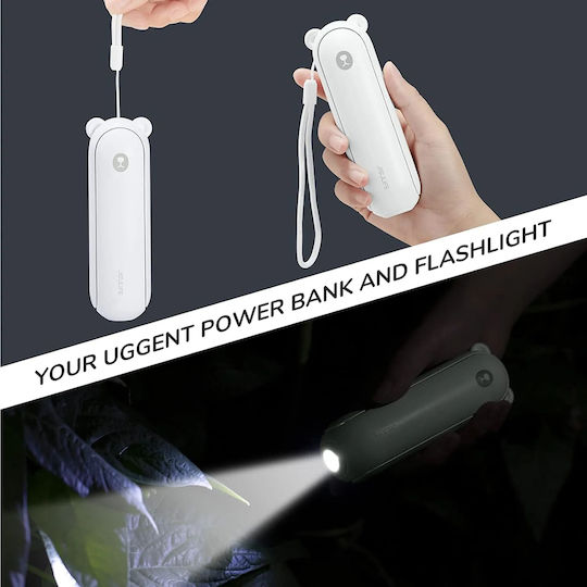 JisuLife Ανεμιστηράκι Χειρός USB Αναδιπλούμενο 4W Πράσινο