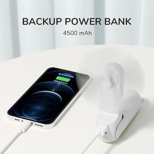 JisuLife LIFE8 PLUS Ανεμιστηράκι Χειρός USB Αναδιπλούμενο 4W Καφέ