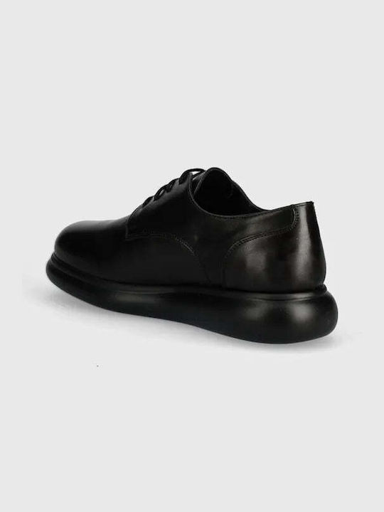 Karl Lagerfeld Men's Leather Casual Shoes Black