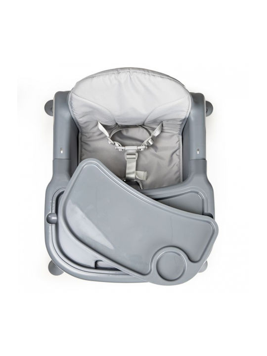 Ecotoys Upholstery Καρεκλάκι Φαγητού 2 in 1 με Ρυθμιζόμενο Ύψος Μπεζ
