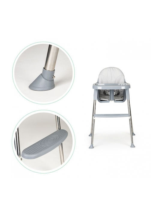 Ecotoys Upholstery Καρεκλάκι Φαγητού 2 in 1 με Ρυθμιζόμενο Ύψος Μπεζ