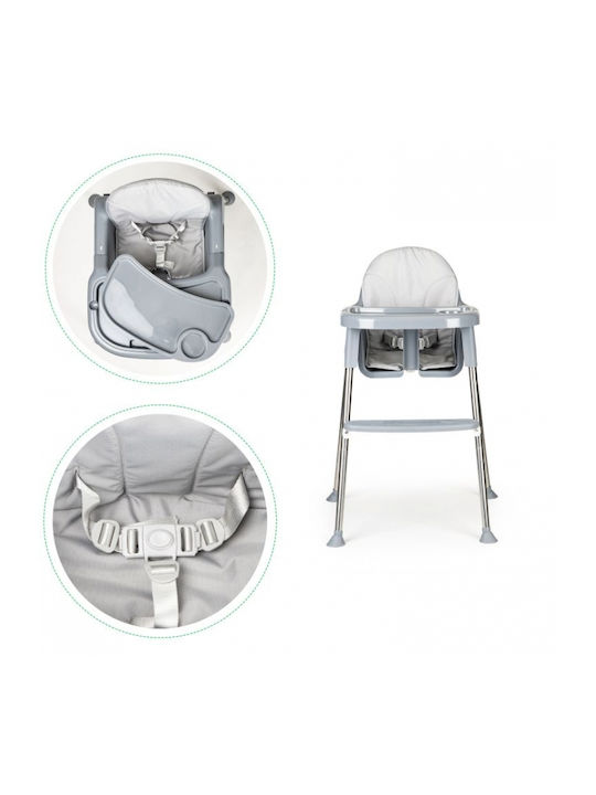 Ecotoys Upholstery Καρεκλάκι Φαγητού 2 in 1 με Ρυθμιζόμενο Ύψος Μπεζ