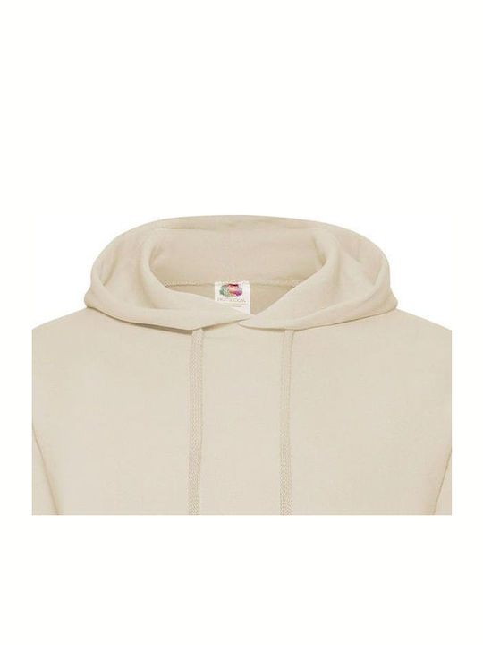 Fruit of the Loom Men's Long Sleeve Promotional Sweatshirt Natural