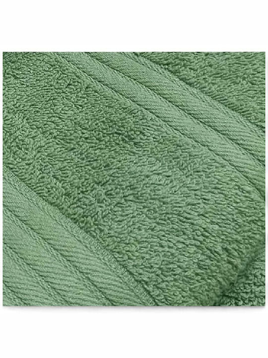 To megalo pazari Bath Towel Set 3pcs Haki Weight 510gr/m²