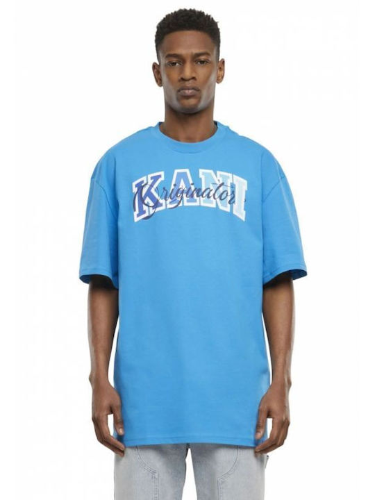 Karl Kani Serif Men's Short Sleeve T-shirt Blue