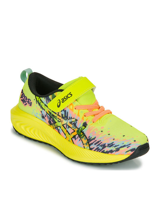 Pre-noosa TRI 16 PS Kids Sports Shoes Running with Hoop & Loop Closure Yellow
