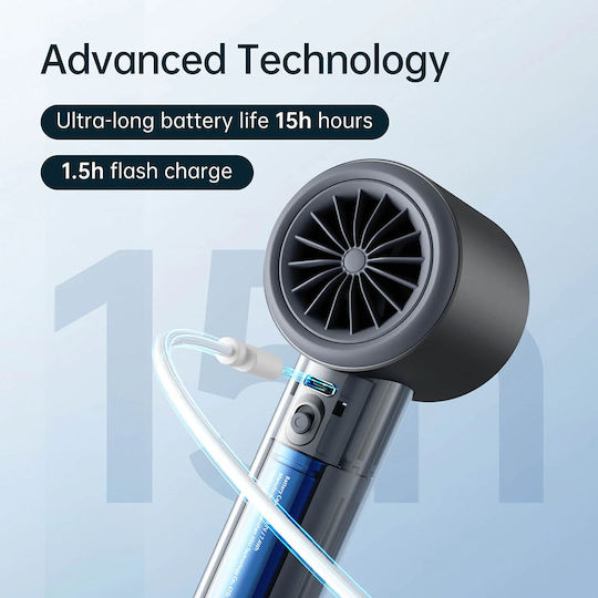 JisuLife Ανεμιστηράκι USB / Lightning Χωρίς Πτερύγια 18W Γκρι FA53PRO