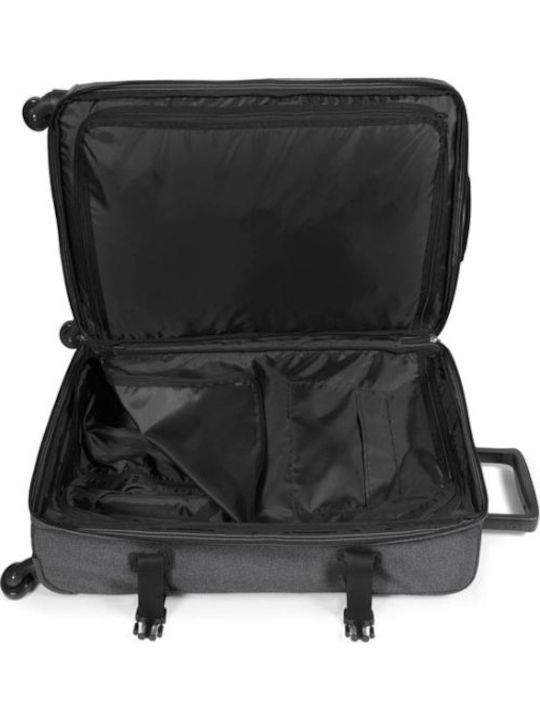 Eastpak Trans4 L Large Fabric Suitcase Dark Blue with 4 Wheels Height 75cm