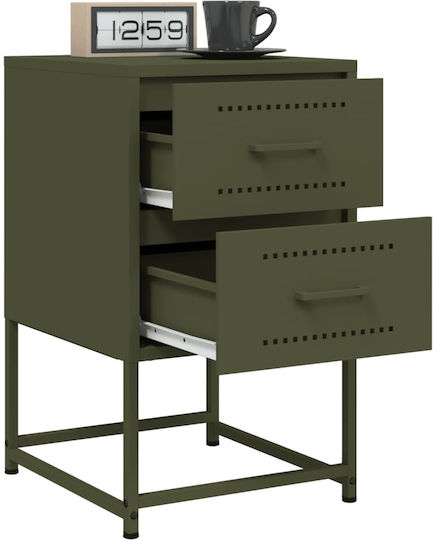 Комоди Метални Зелен 2бр 36x39x60.5см