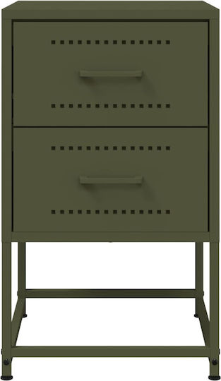 Комоди Метални Зелен 2бр 36x39x60.5см