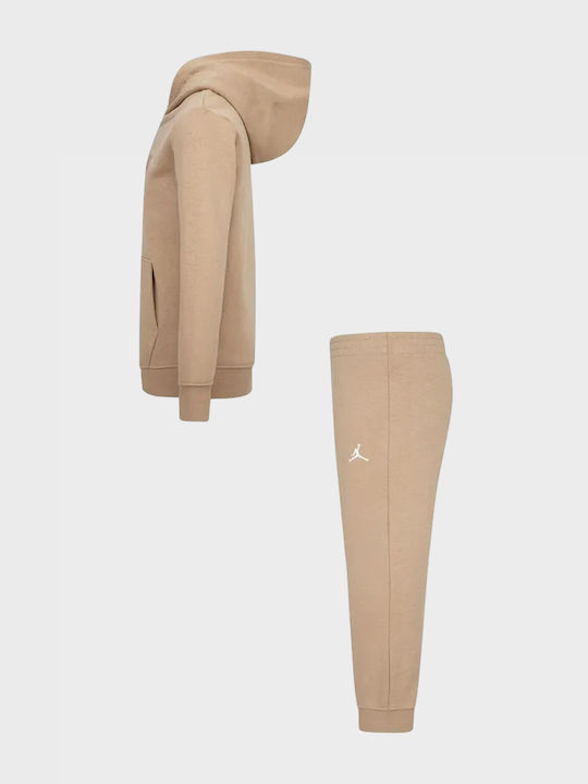 Kinder-Set mit Hose Winter 2Stück Beige Jumpman